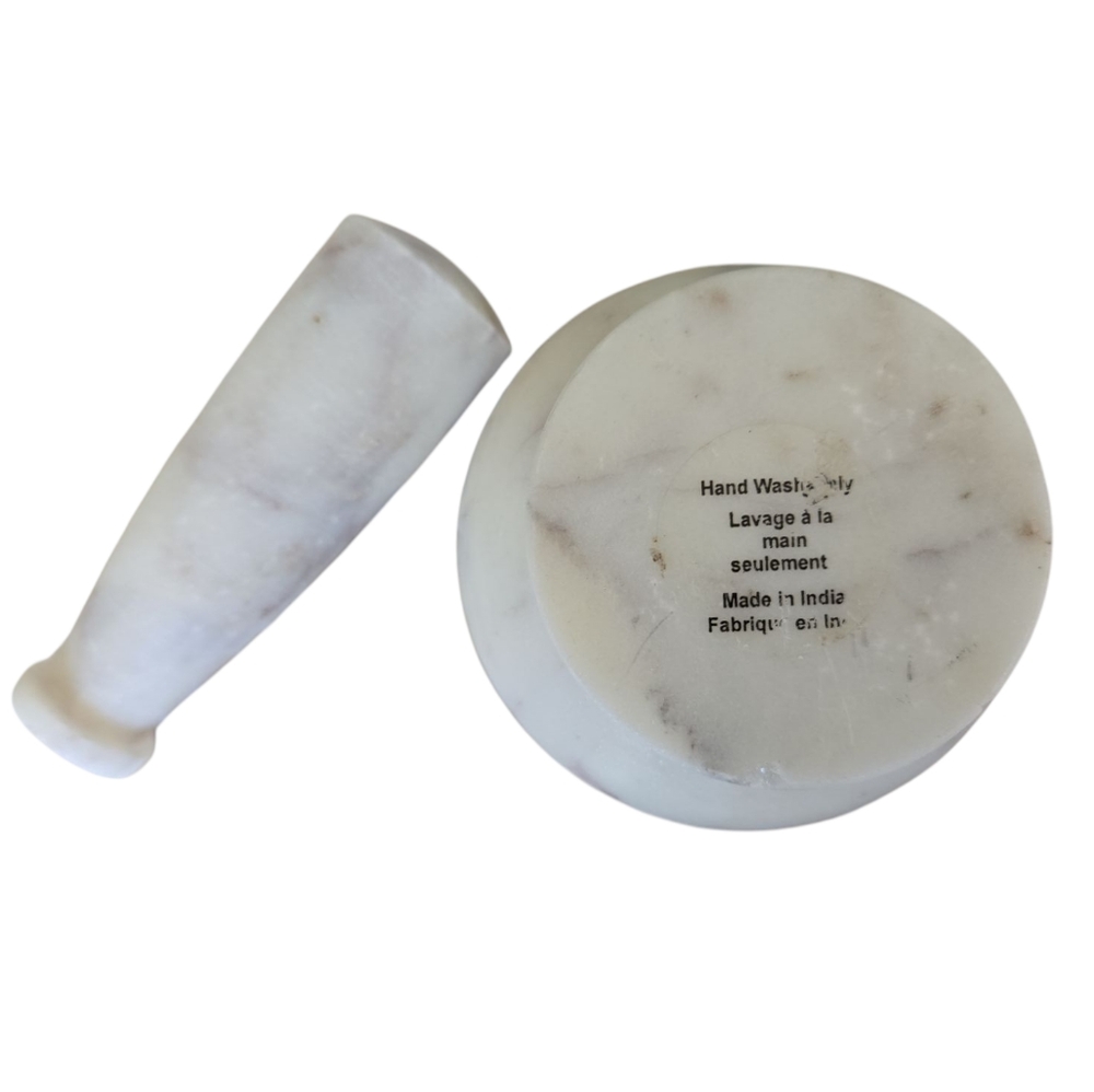 Marble Mortar and Pestle Set - Picture 4 of 6